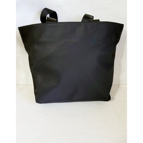 Karl Lagerfeld Paris Amour Womens Black Tote Bag Shoulder Strap Zip Closure NWT - Picture 6 of 11